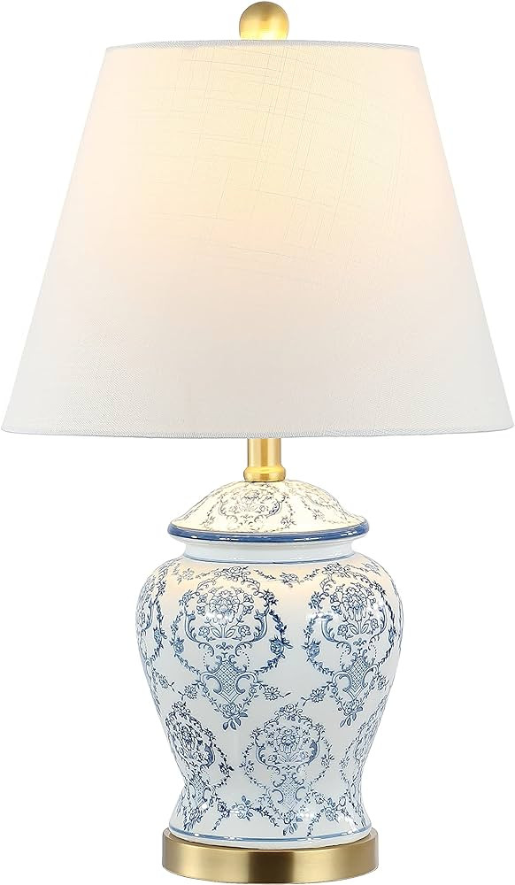JONATHAN Y JYL3085A Juliana 22.25" Traditional Classic Chinoiserie Ceramic LED Table Lamp French ... | Amazon (US)