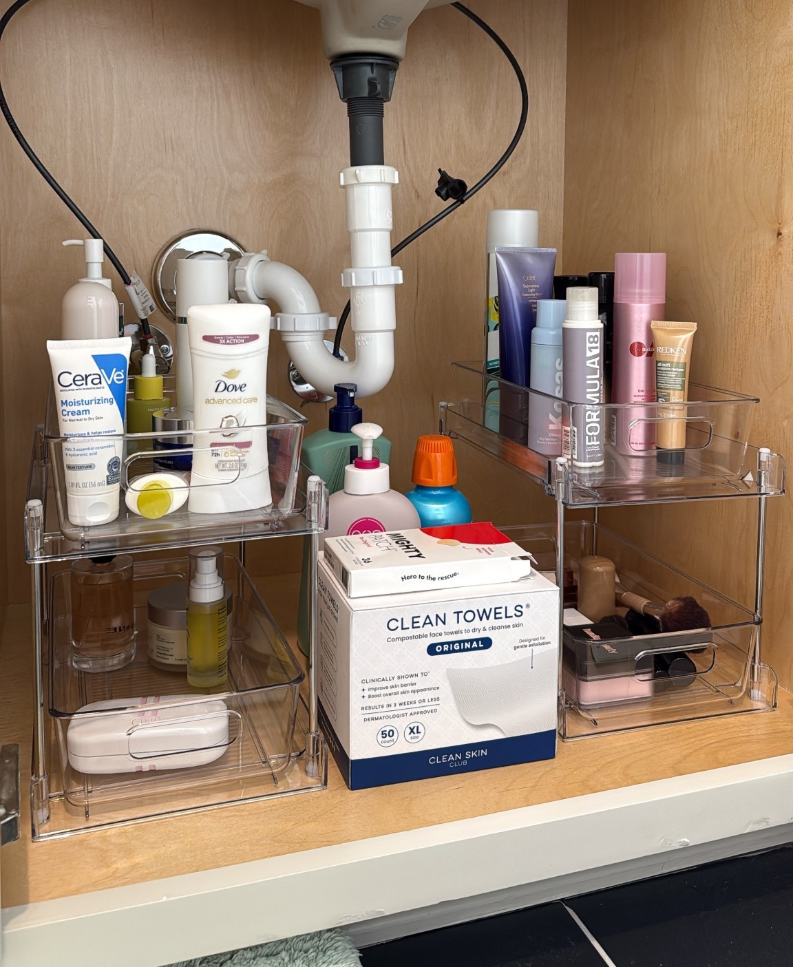 These clear storage for under the sink has been a game changer. Ordering more!

Amazon // Storage 

#LTKHome