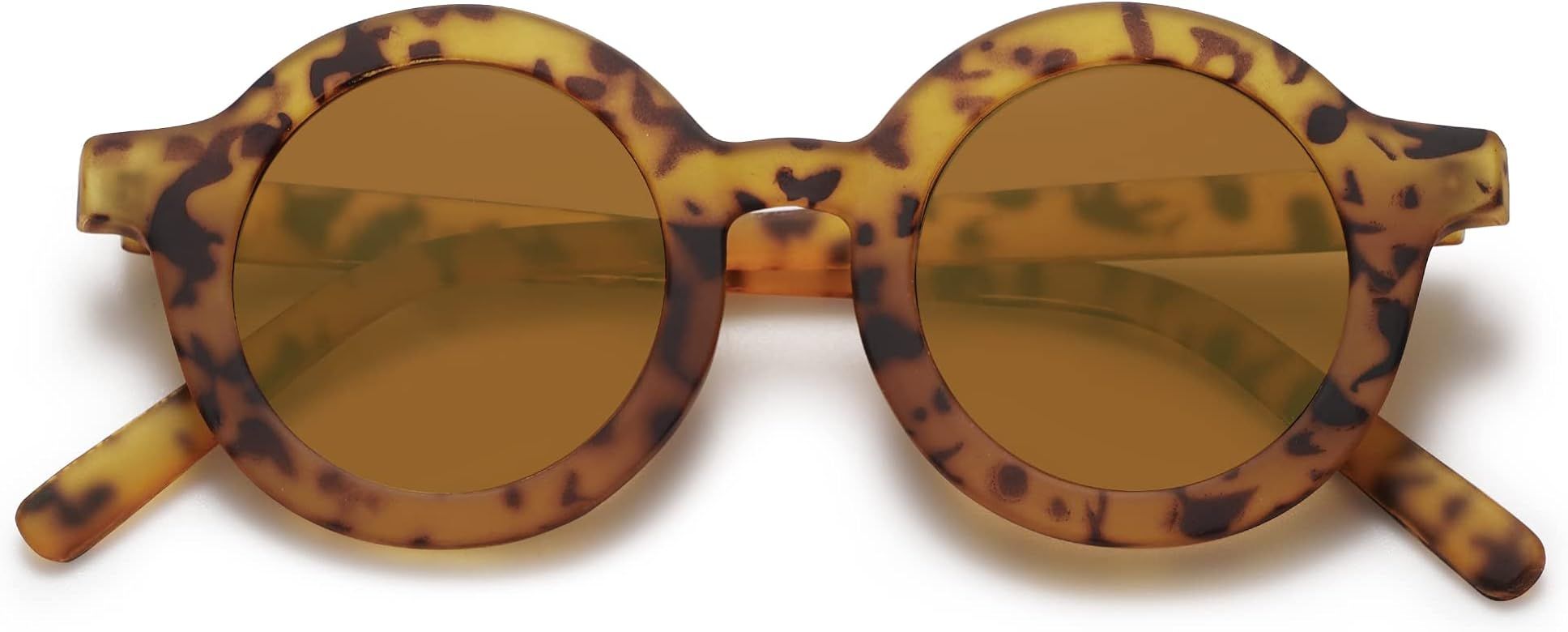 SOJOS Cute Round Polarized Sunglasses for Kids Girls Boys UV400 Protection De Sol Gafas Beach Holida | Amazon (US)