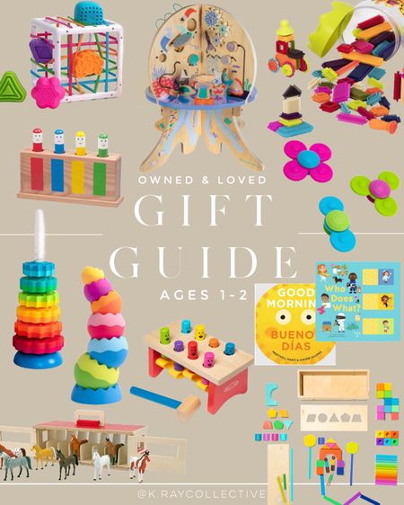 Our favorite toddler toys that we have owned and love! Best toddler gifts for children the holidays.

Toddler gift guide | toddler gifts | gifts for one year olds | gifts for 2 year olds | gifts for 3 year olds

