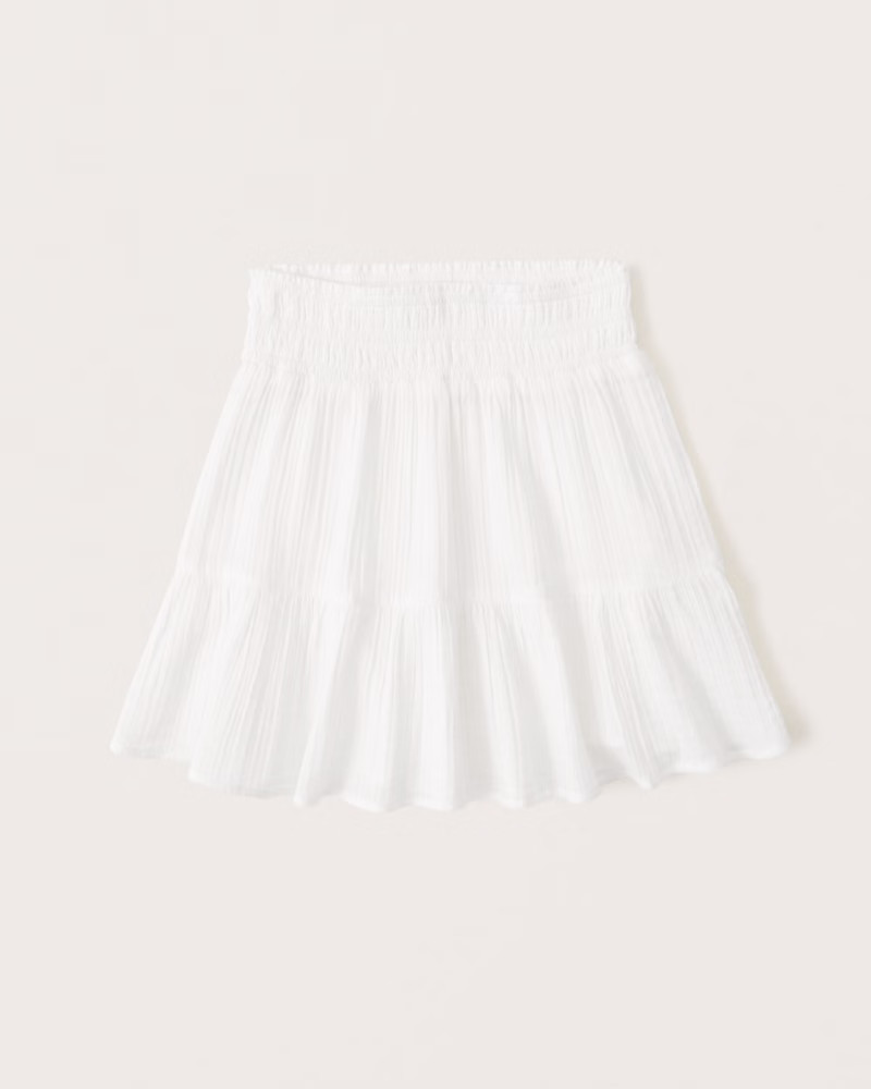 Gauzy Beach Skirt Coverup | Abercrombie & Fitch (US)