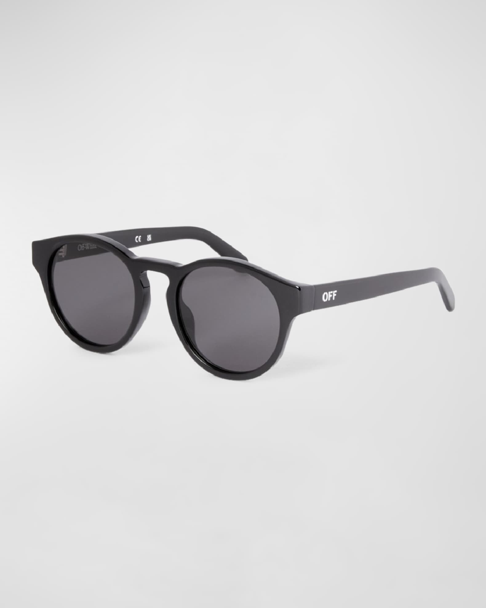 Men's Oakland Acetate Round Sunglasses | Neiman Marcus