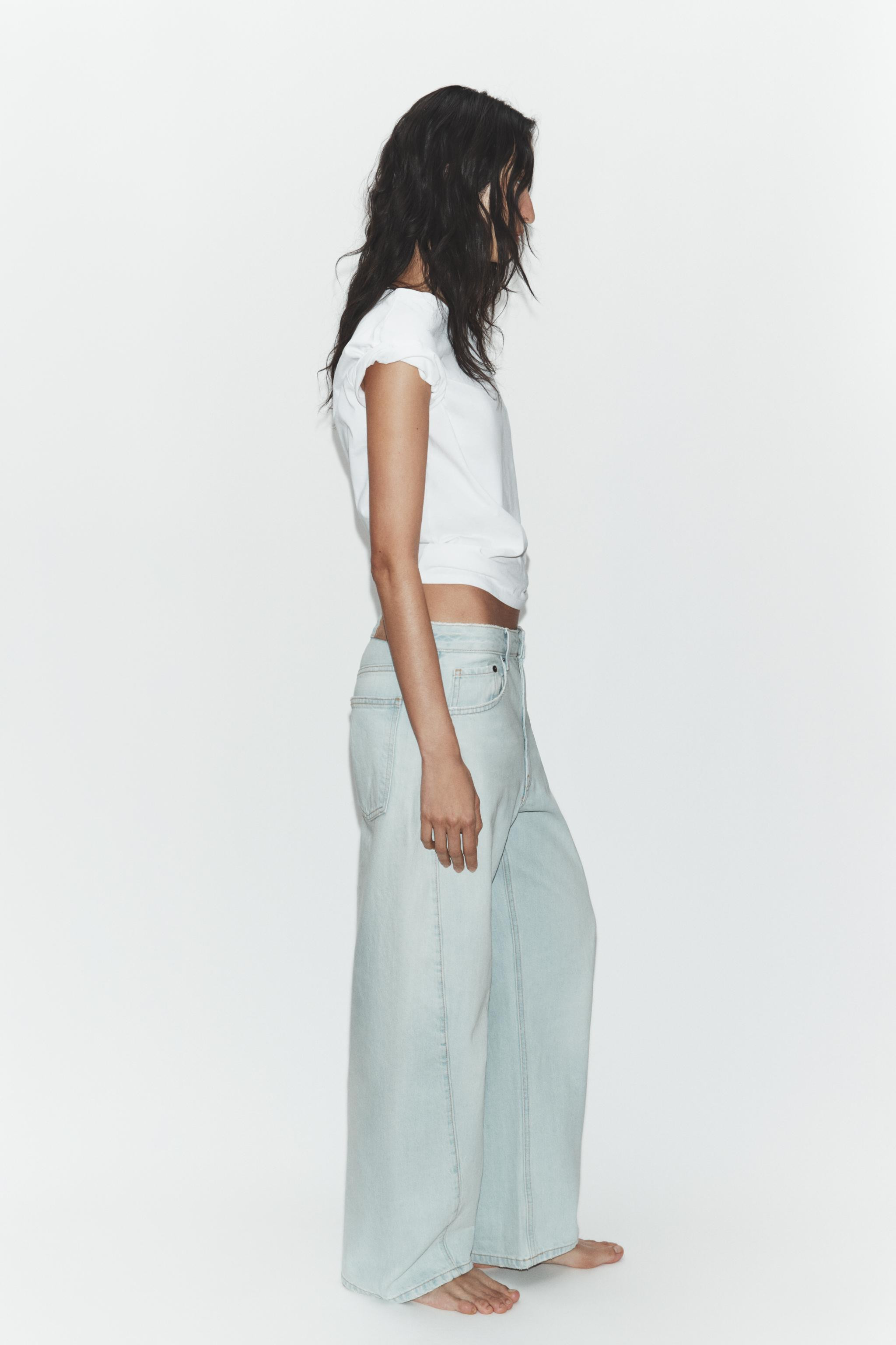 TRF MID-RISE BAGGY BALLOON JEANS | Zara US
