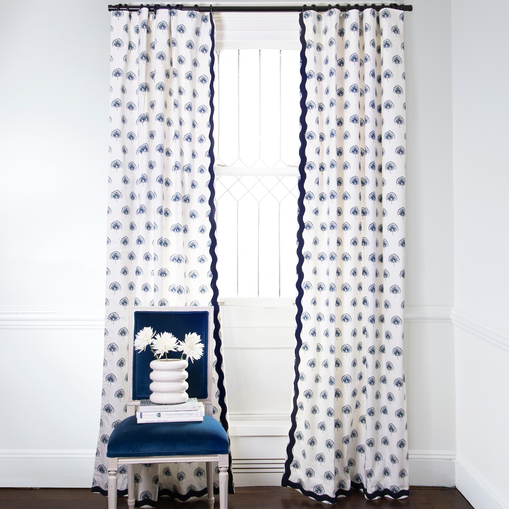 Penelope Midnight Curtain | Pepper