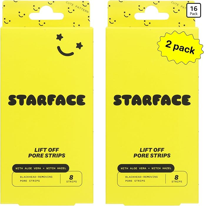 Starface World Lift Off Pore Strips, Blackhead Remover, Deep Cleansing Nose Strip, Patches for Po... | Amazon (US)