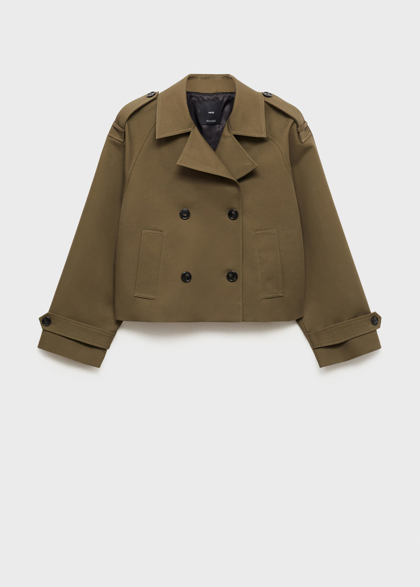 Double-breasted jacket with lapels - Women | MANGO USA | Mango (US/MX/AU)