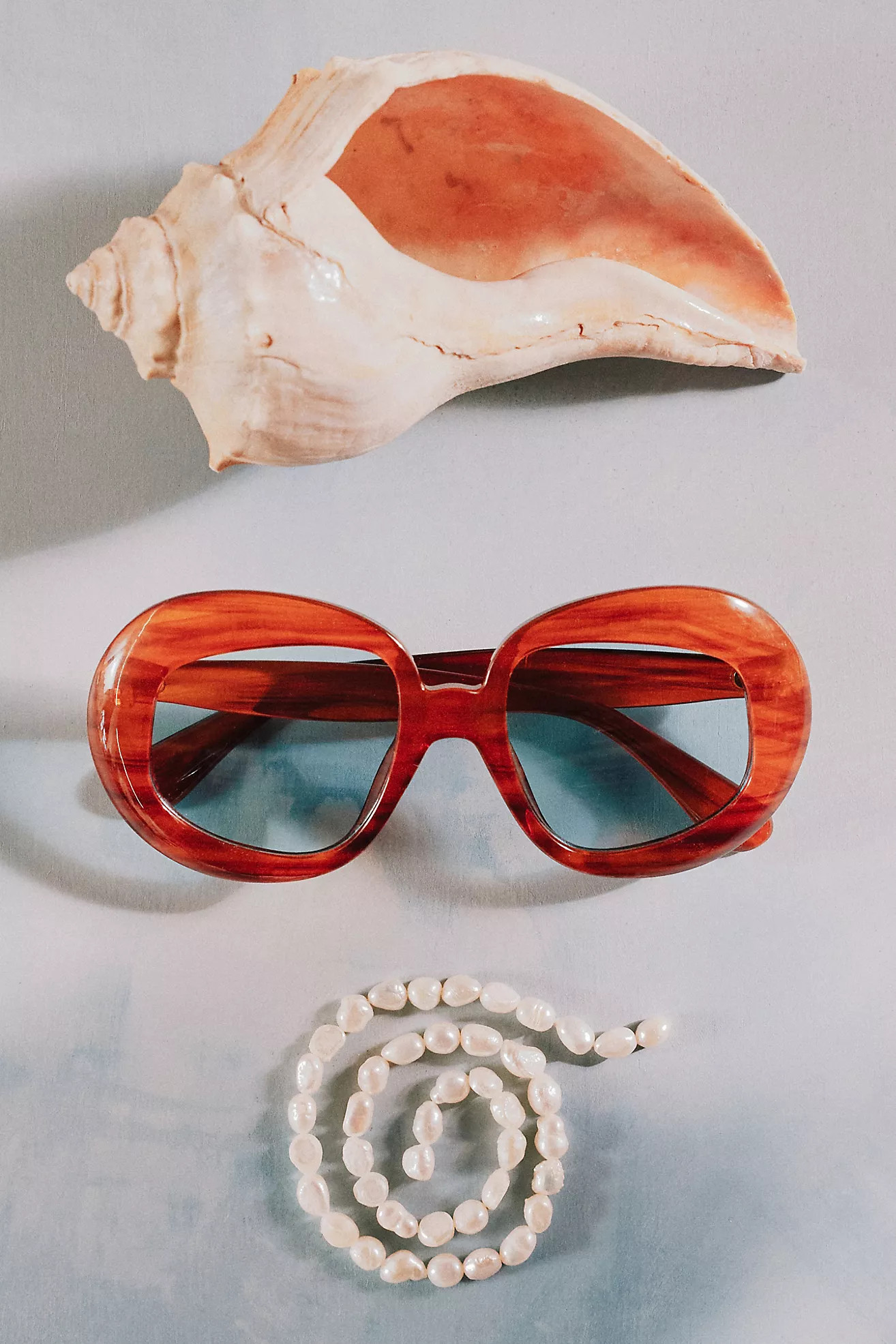 I-SEA Sleek Oval Sunglasses | Anthropologie (US)