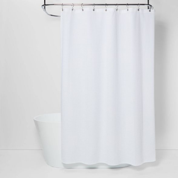 Waffle Weave Shower Curtain - Threshold™ | Target