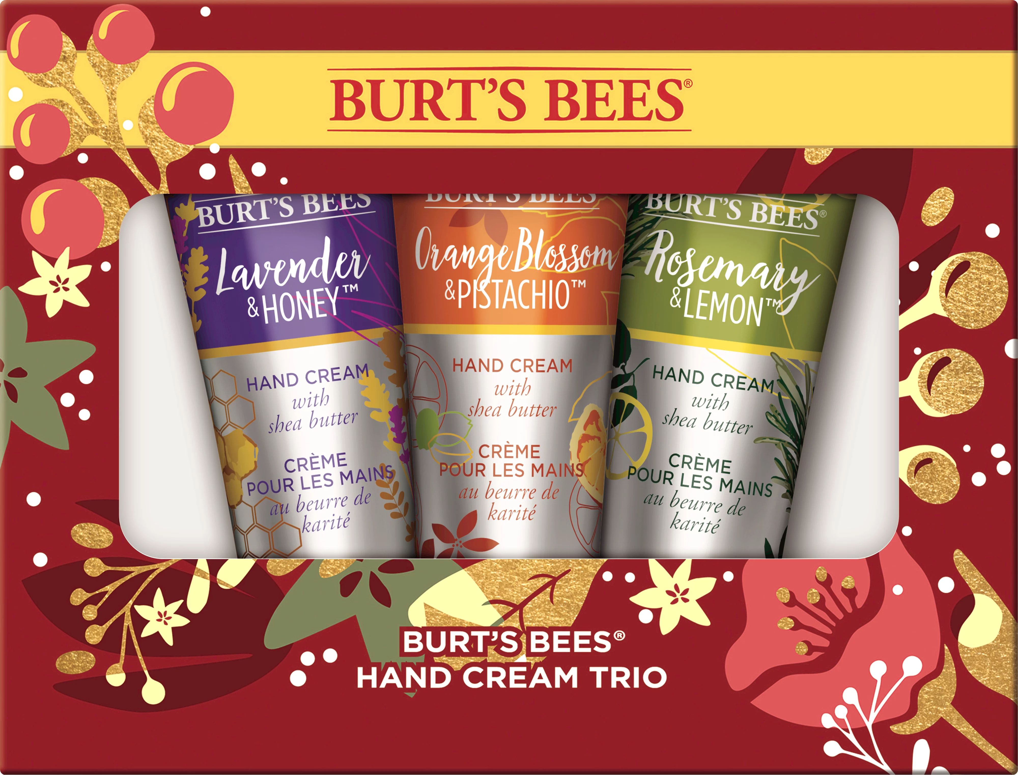 Burt's Bees Shea Butter Hand Cream Trio Holiday Gift Set, 3Ct - Walmart.com | Walmart (US)