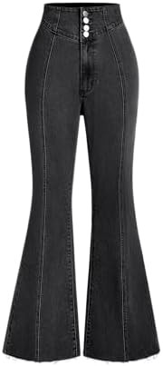 CIDER Denim High Waist Flared Jeans | Amazon (US)