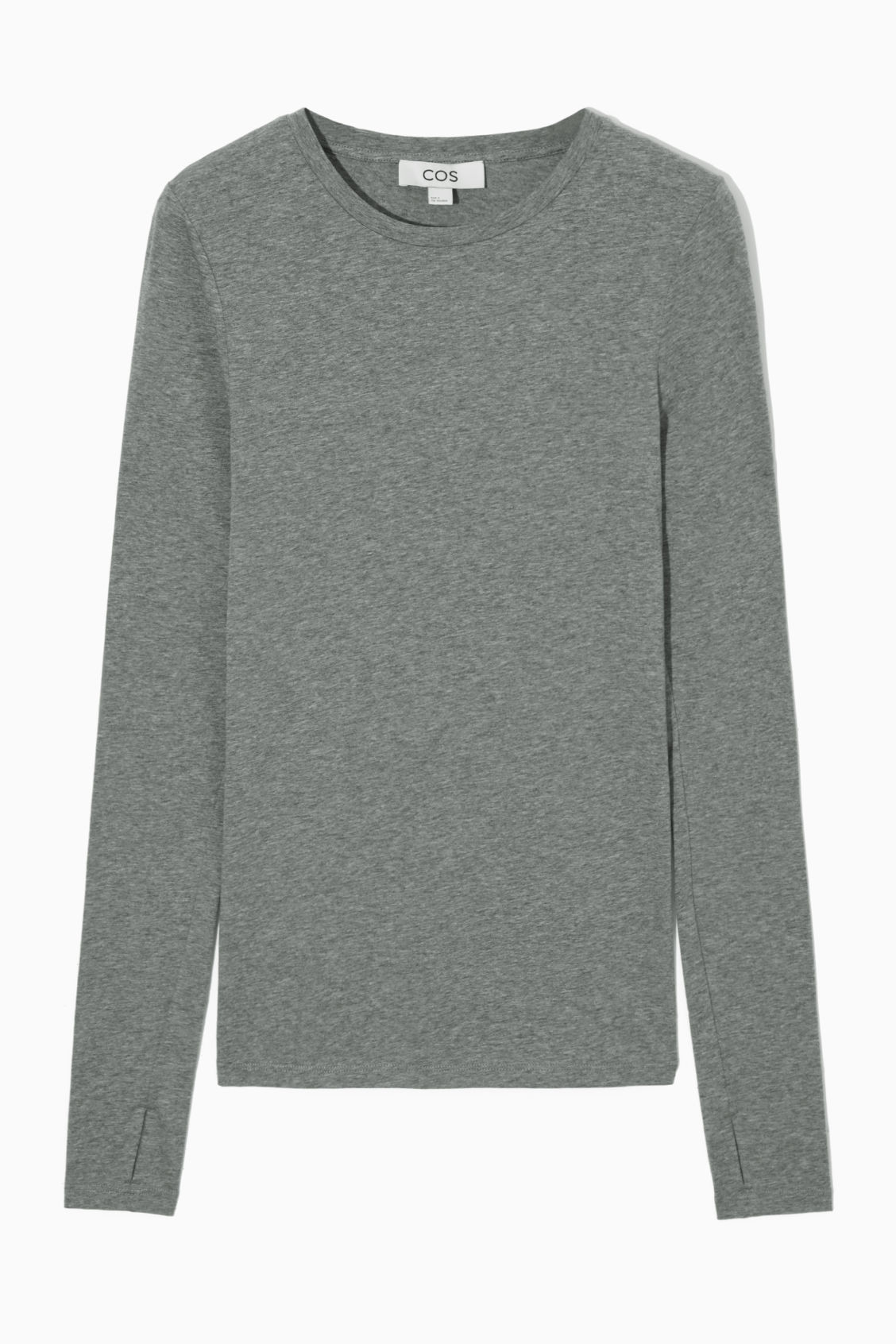 SLIM-FIT LONG-SLEEVE TOP | COS UK