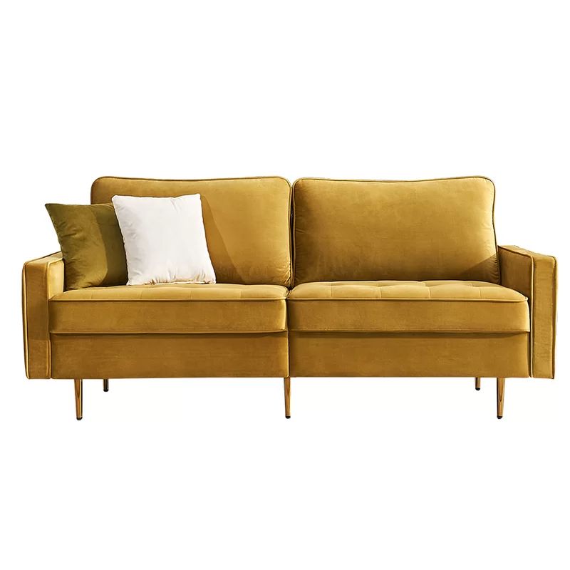 Kenya 71" Velvet Square Arm Sofa | Wayfair Professional