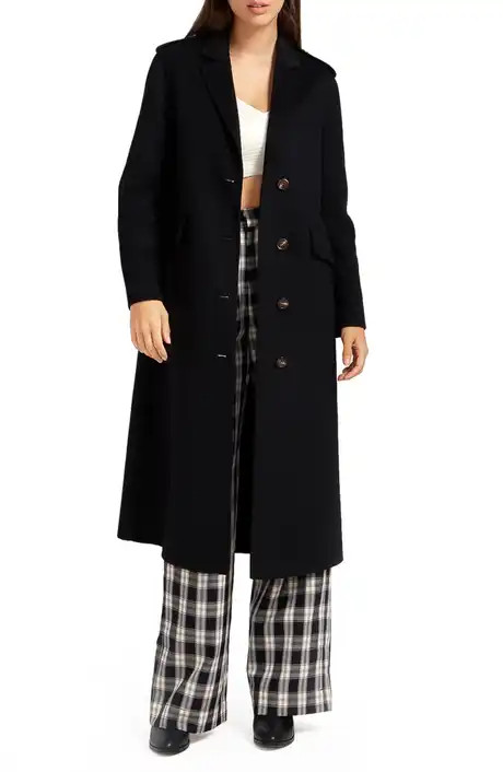 Longline Wrap Coat | Nordstrom