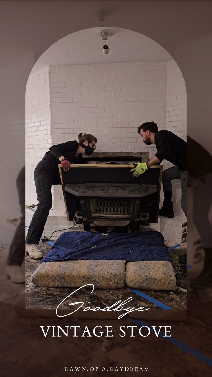 👏 Just because it’s old, doesn’t mean you have to keep it! 🫠

Yep, I removed my vintage cast iron stove… it had to go 🤷‍♀️ Here’s why:

Those 60-year-old electrical components were a literal fire hazard! every time it was plugged in, the entire house would short-circuit and lose power! Nothing is worth risking my family’s safety for, not even vintage pieces.

Don’t worry, it’s not gone forever: a lovely lady on Facebook Marketplace is restoring it for her mountain cabin. 🏡💗 Around here, we don’t throw things away, even if we don’t want it, someone else usually does. Being wasteful is never the vibe.

And for anyone worried about the giant hole in the wall, fear not! I embraced the space and filled it with candles for the holidays!  There’s something about these little flickering flames that makes the space feel magical, cozier than any fire could ever be. 😍 Maybe someday we’ll replace the stove, but for now, I’m loving my candle-filled hole in the wall.

Be honest, would you have risked it for the vintage stove, or are my candles starting to grow on you? 👀🕯️✨

............................................................................ 

Old house, big dreams and a girl with zero experience figuring it out as she goes! 
This isn’t an expert DIY account. It’s a “you’ve got this too” kind of space 🫶
Follow along and let’s learn together! 💗

🎥 Want more than the pretty before and after? Stories are the heart of the project , unfiltered + in-progress
💌 It’s official: our cozy corner of the internet is open! Swing by the website , I’d love to see you there.

............................................................................

#homemakeover #vintagefireplace #holidaydecorideas
vintage home renovation | old fireplace makeover | cast iron stove removal | cozy christmas decor | diy home project | home safety upgrade | candle fireplace ideas | cozy holiday home | diy christmas decorating | home improvement inspo