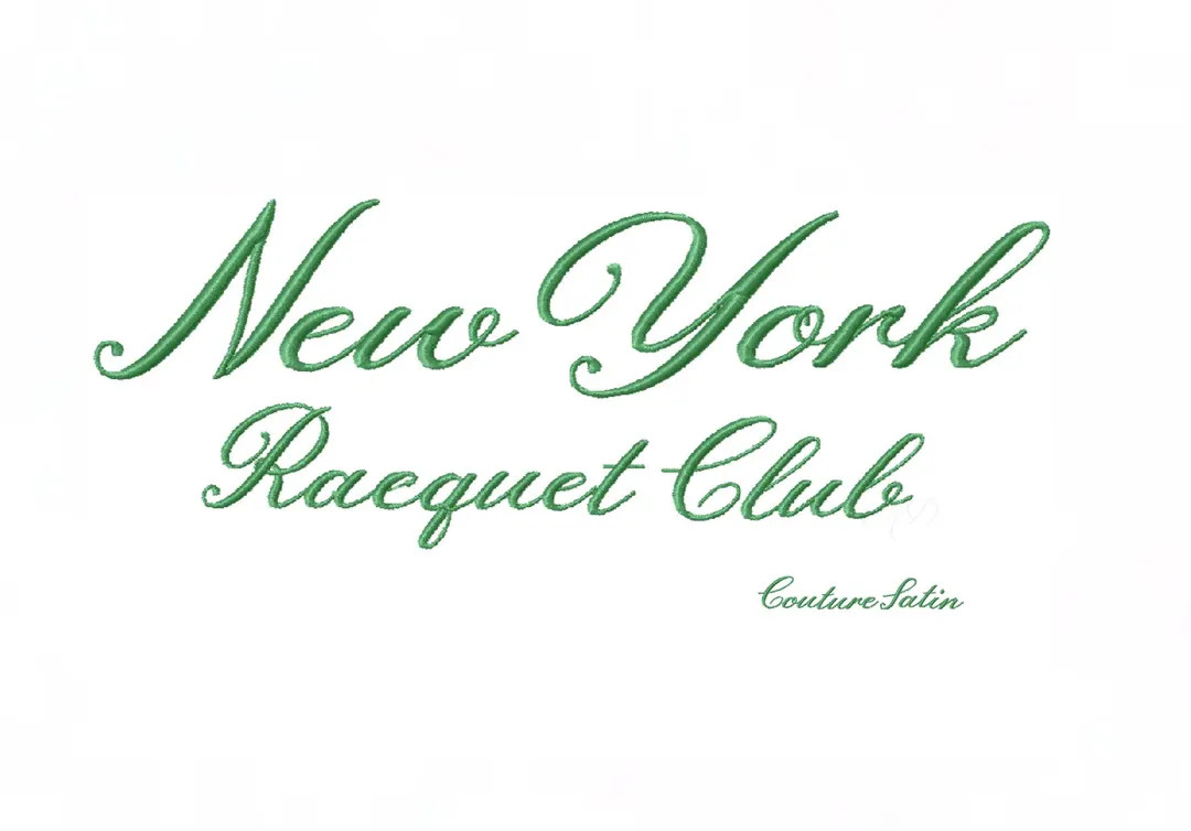 2 Sizes 3/4" and 1", Small New York Couture Satin Package Fill Embroidery Machine Font Instant Do... | Etsy (US)