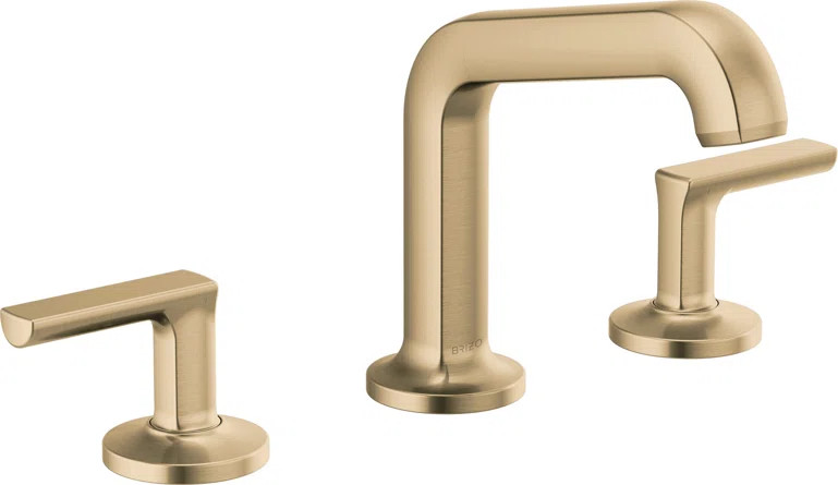 Kintsu® Widespread Lavatory Faucet with Angled Spout | Wayfair North America