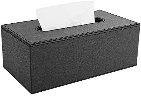 Luxspire Rectangular PU Leather Tissue Box Cover Holder, Facial Tissue Box Cover Toilet Paper Box... | Amazon (CA)