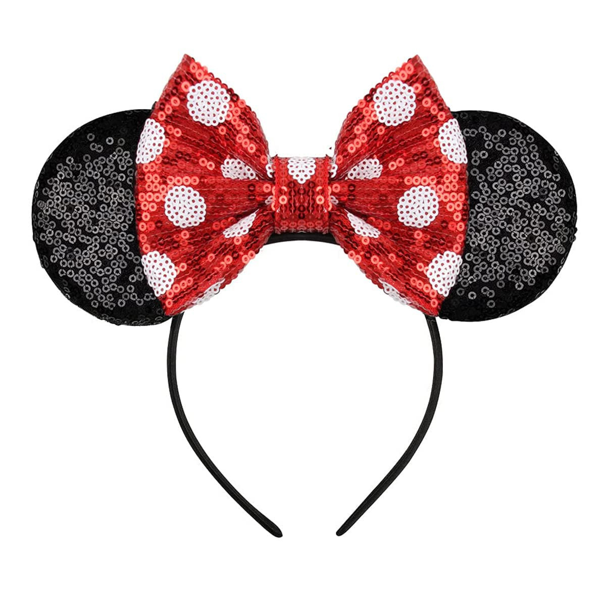 FANYITY Mouse Ears, Sequin Mouse Ears Headband for Girls Women Halloween Birthday Party (TXXRD-W) | Amazon (US)