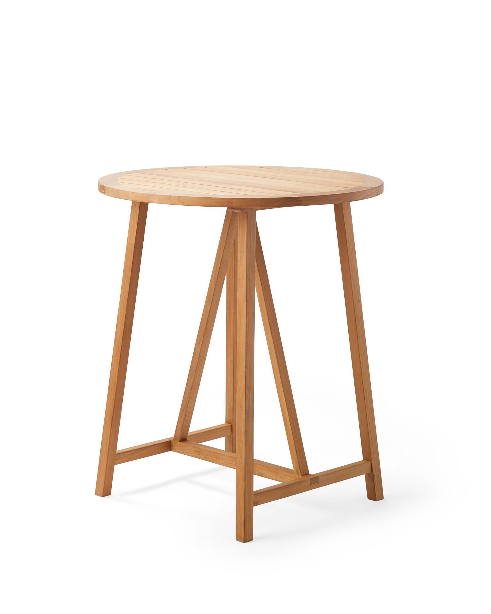 Crosby Round High Top Dining Table | Serena and Lily