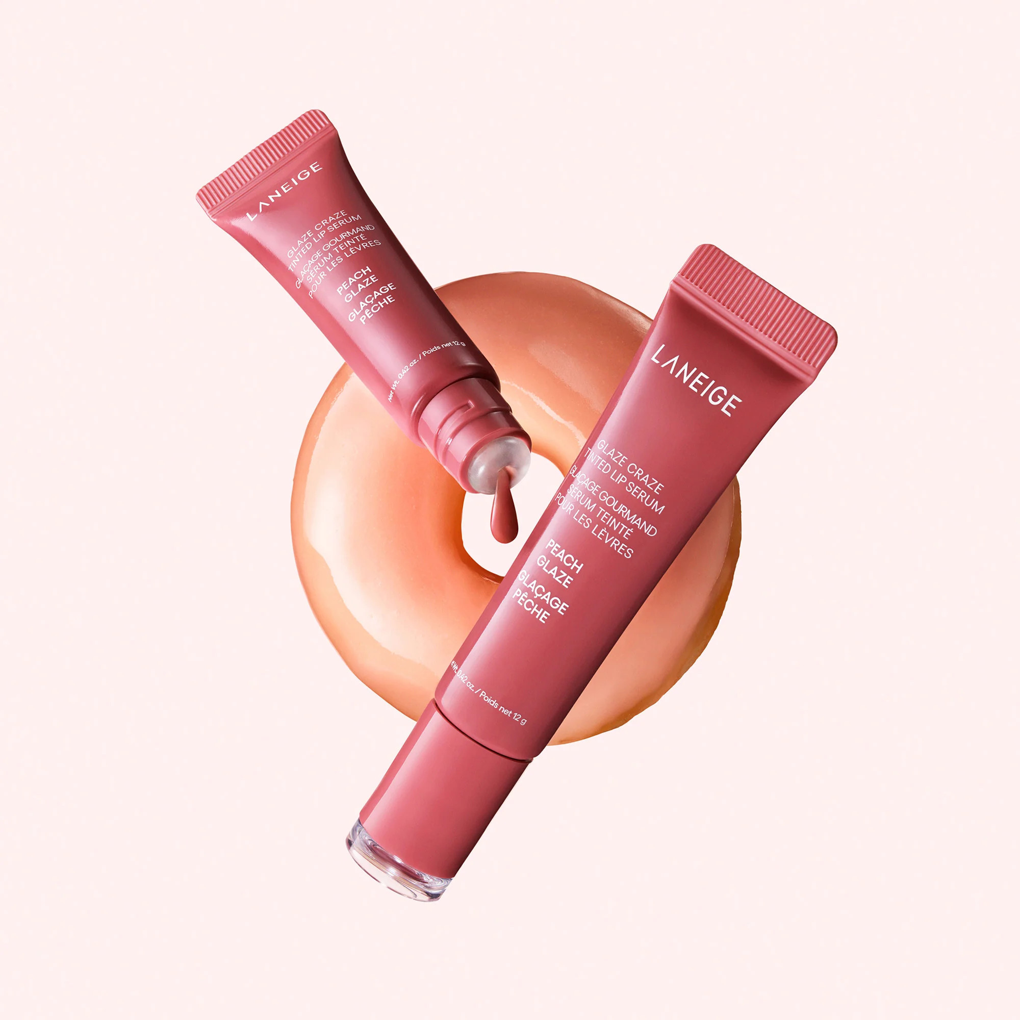 Glaze Craze Tinted Lip Serum - PEACH GLAZE (PEACHY CORAL) | Laneige (US)