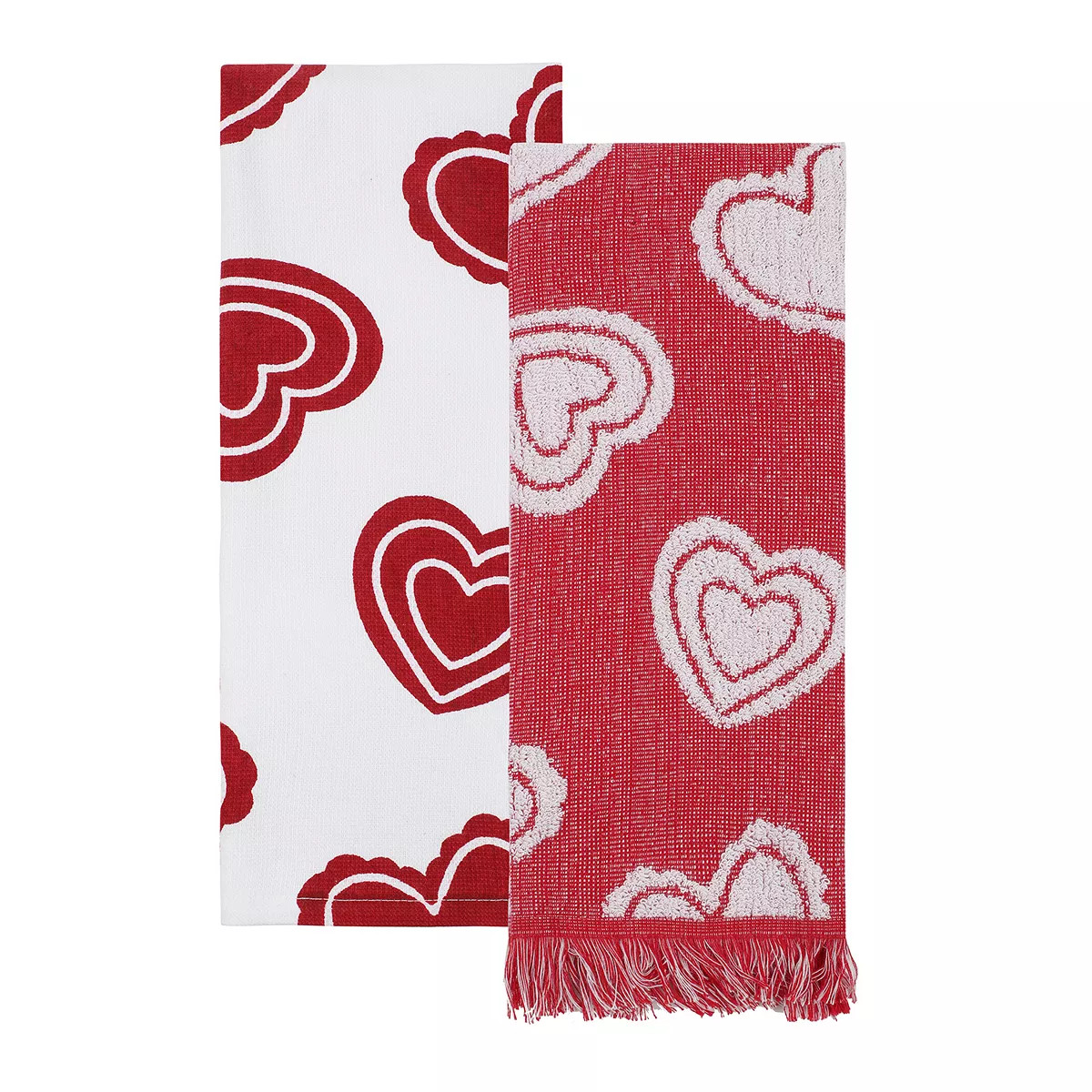 Celebrate Together™ Valentine's Day Heart Jacquard Terry 2-pc. Kitchen Towel Set | Kohl's