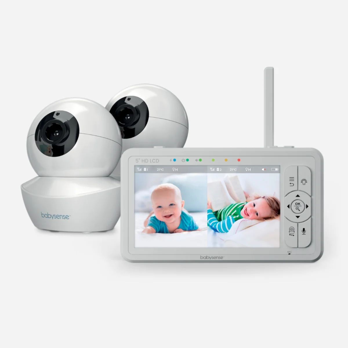 Babysense HD 2-Camera Monitor + Night Light and Sound | Newton Baby | Newton Baby, Inc.