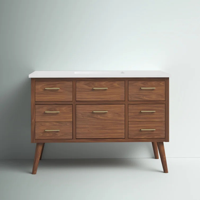 Burkley 48'' Single Bathroom Vanity Set | Wayfair North America