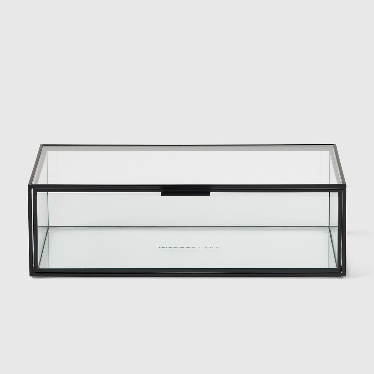 Marie Kondo Ink Black Serenity Countertop Glass Drawers | The Container Store