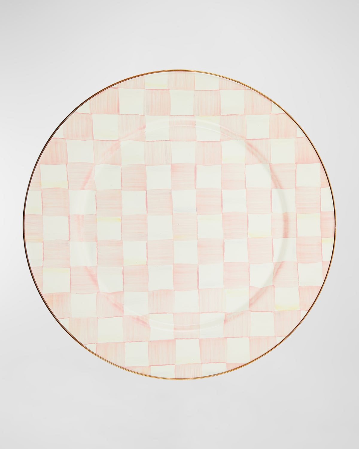 Rosy Check Enamel Plate Collection | Neiman Marcus