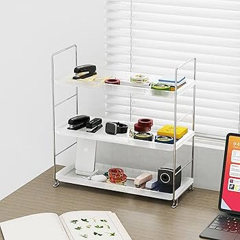 NLBTW 3-Tier Makeup Organizer for Vanity, Countertop Organizer for Bathroom Counter or Kitchen Sp... | Amazon (US)