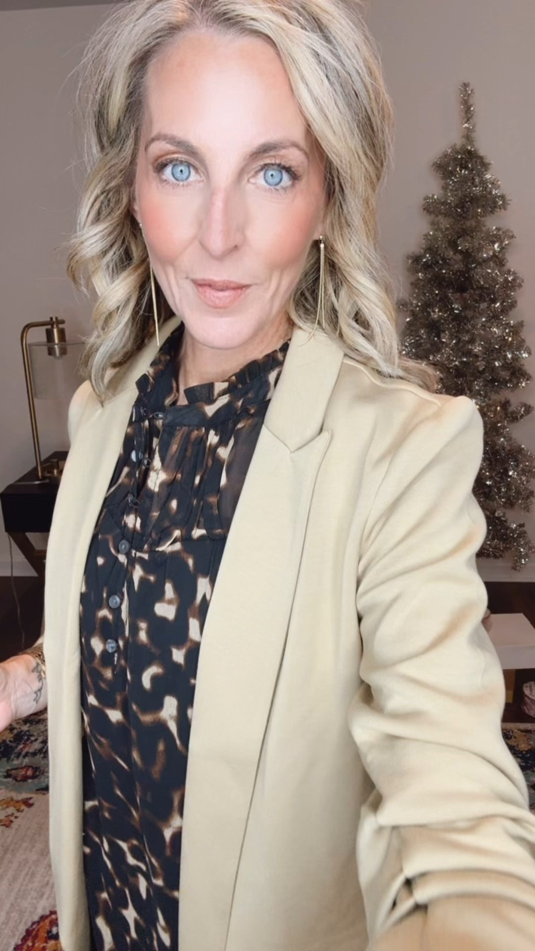 I’m partnering with Walmart to share outfits that work as hard as you do — because between errands, work, college-mom life, and all the things, we deserve pieces that actually show up for us. Comment WALMART and I’ll send the links straight to you.
-
These Walmart scuba-knit blazers are truly some of my favorites this season. They’re all under $25, they layer beautifully over pieces we already have in our closets, and they instantly pull an outfit together without feeling stiff or fussy. And if you’re looking for a little “smart splurge,” this gray coat-blazer from Free Assembly is worth every bit of its $40 price tag — warm, structured, and the perfect partner to your favorite denim.

From plaid to stripes to leopard to a classic black knit dress… every single one of these looks is from Walmart and linked up for you in my LTK.

#walmartpartner #walmartstyle @walmartstyle @walmart 

Sizing 
Dresses - xs
Jeans - size zero 
Blazers - scuba knit - small 
Gray blazer - XS 
.
.
.

Affordable blazers for fall, Walmart workwear, blazer outfit ideas for women over 40, teacher outfit ideas, fall layering essentials, budget-friendly fall fashion, Walmart Free Assembly favorites, everyday outfits for busy moms, versatile fall wardrobe staples, easy fall outfits.


#LTKHoliday #LTKOver40 #LTKSaleAlert