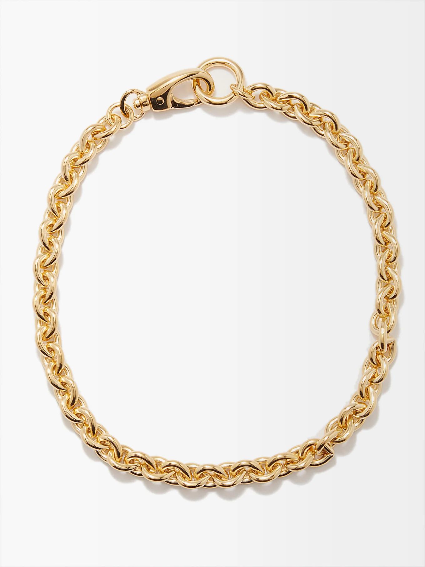 Cable 14kt gold-plated necklace | Matches (UK)