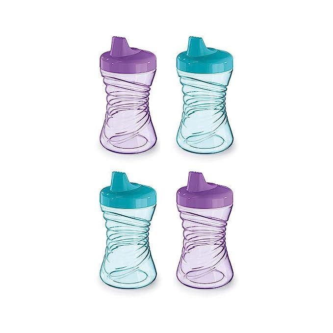 NUK Fun Grips Hard Spout Sippy Cup, 10 oz. | Easy to Hold Toddler Cup, 4pk | Amazon (US)