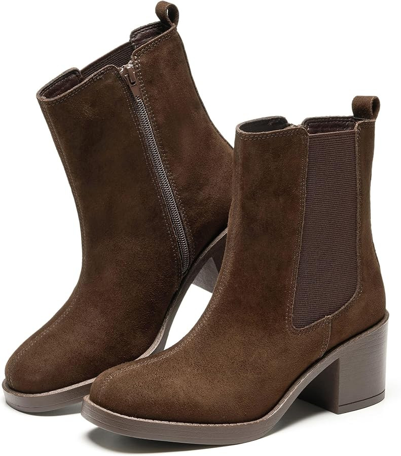 Project Cloud 100% Genuine Leather Chelsea Boots Women - Womens Boots | Amazon (US)