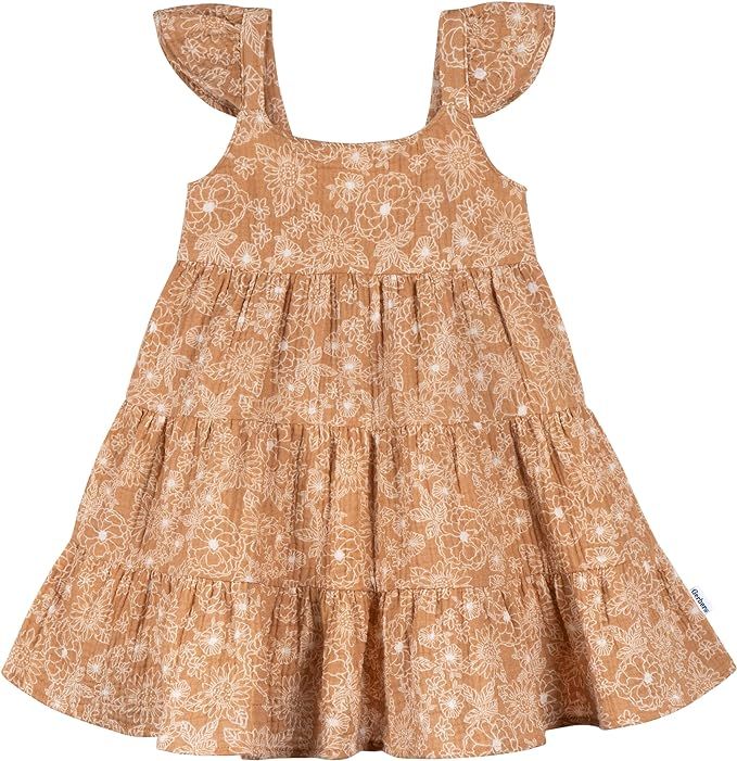 Gerber Girls' Toddler Sleeveless Gauze Dress | Amazon (US)