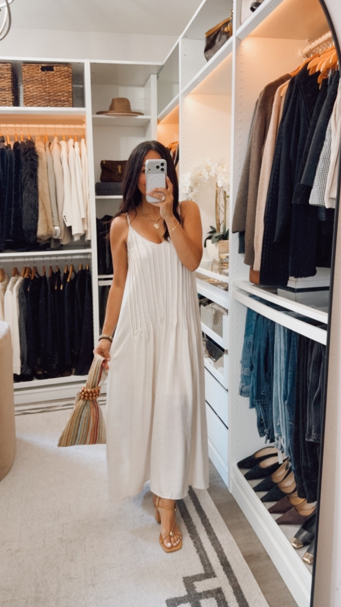 Under $50👏🏽 The type of dress you’ll live in all summer- easy breezy boho vibes.. lined, fits TTS also comes in brown.

#LTKootd #LTKOver40