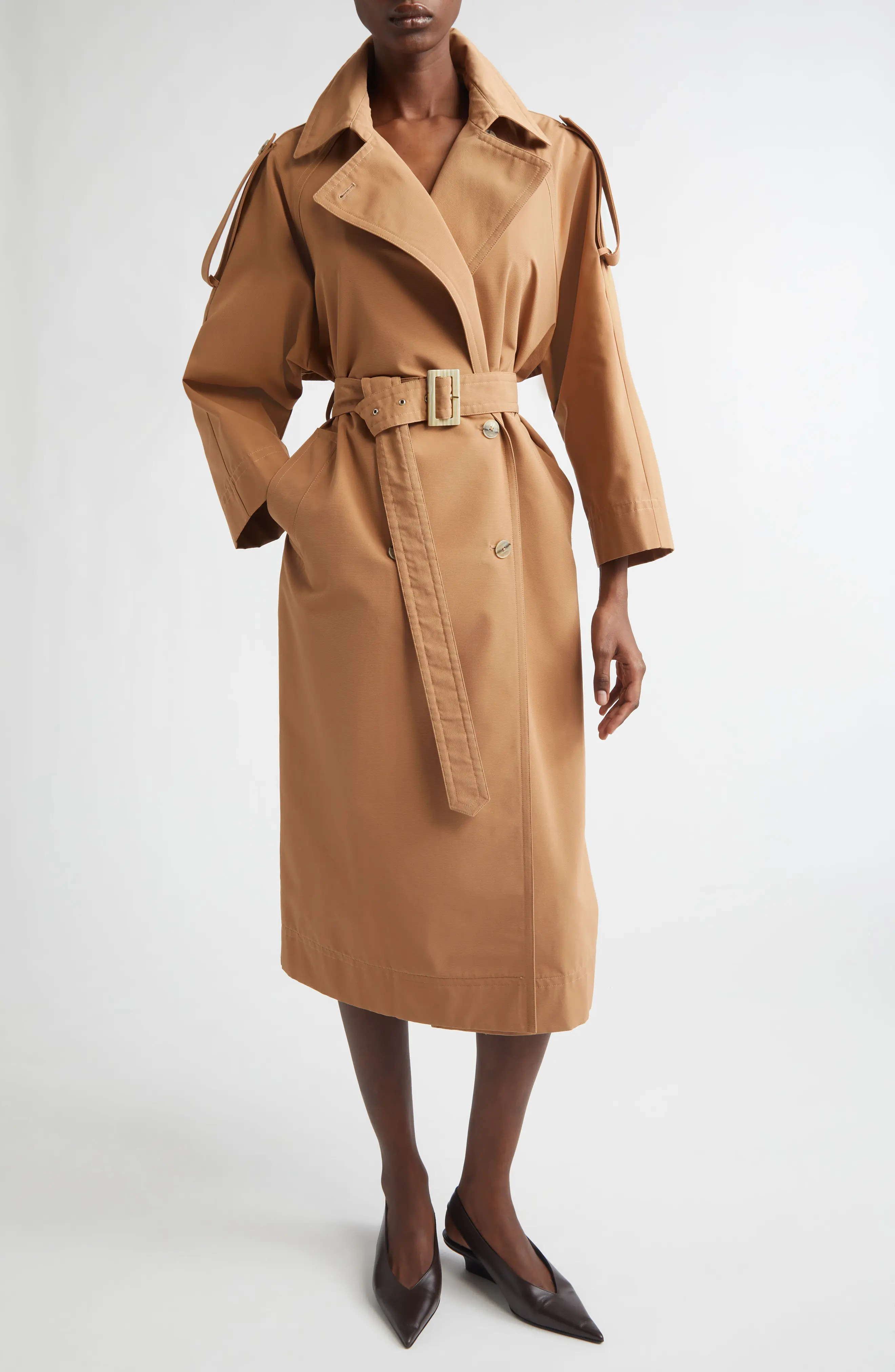 Herno Belted Gabardine Trench Coat (Women) | Nordstrom | Nordstrom