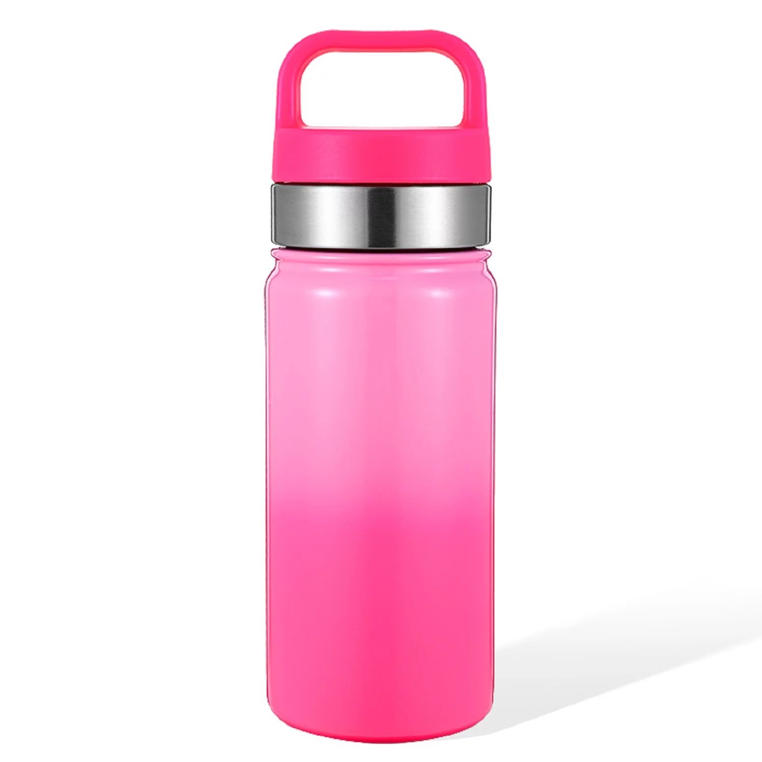 Your Zone 14 fl oz Pink Double Wall Stainless Steel Chug Water Bottle Ombre | Walmart (US)