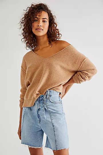 Harmony Cashmere V Sweater | Free People (Global - UK&FR Excluded)