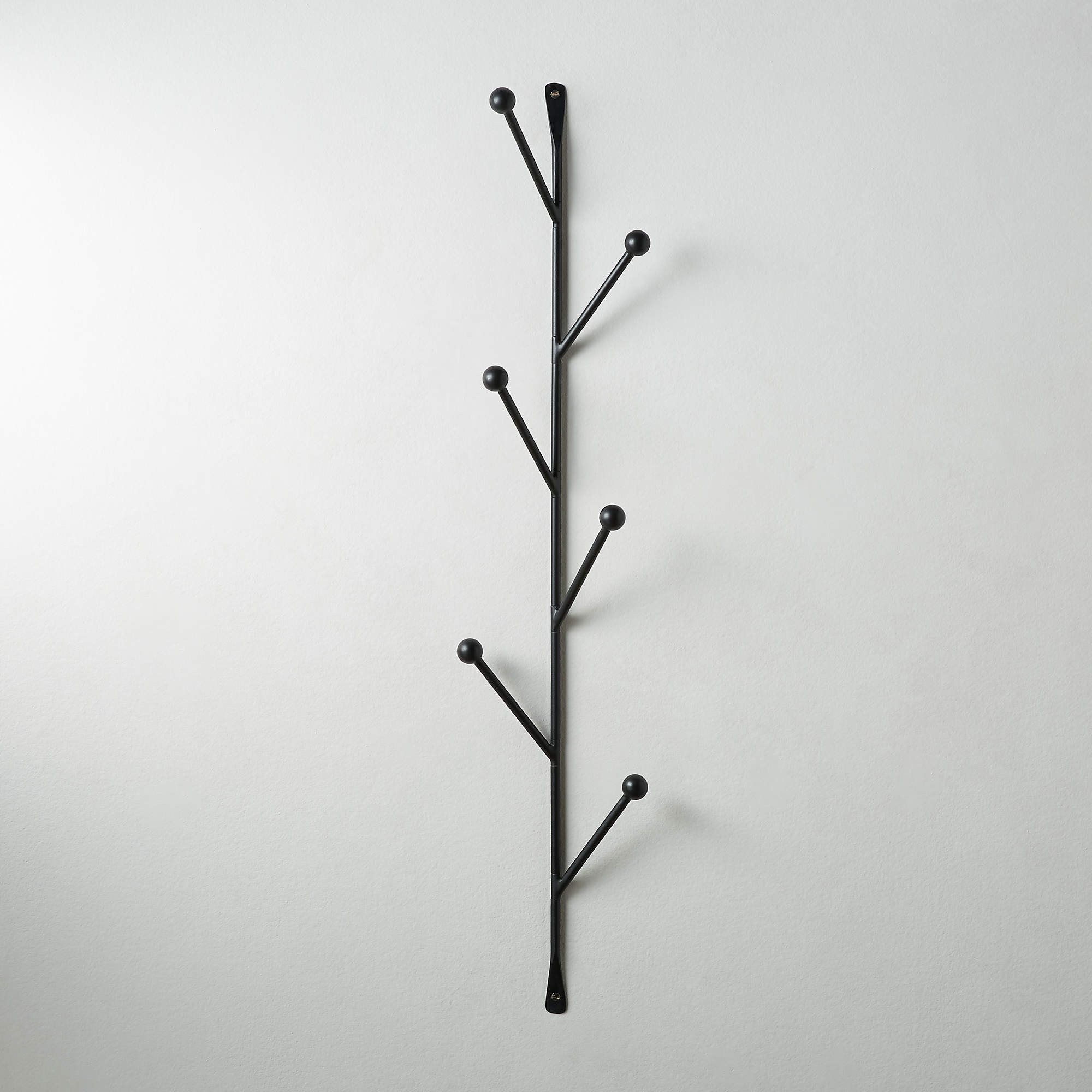 Barker Vertical Wall Mounted Coat Rack + Reviews | CB2 | CB2
