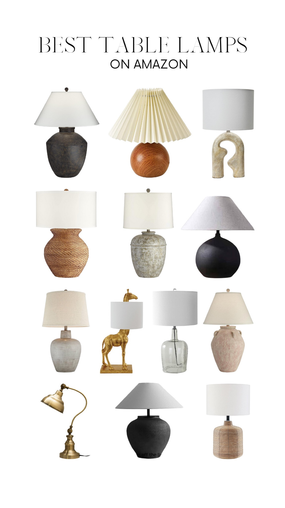 Some of my favorite table lamps on Amazon #amazonhome #lighting #lamps #tablelamp #homedecor #interiordesigner 

#LTKunder100 #LTKFind #LTKhome