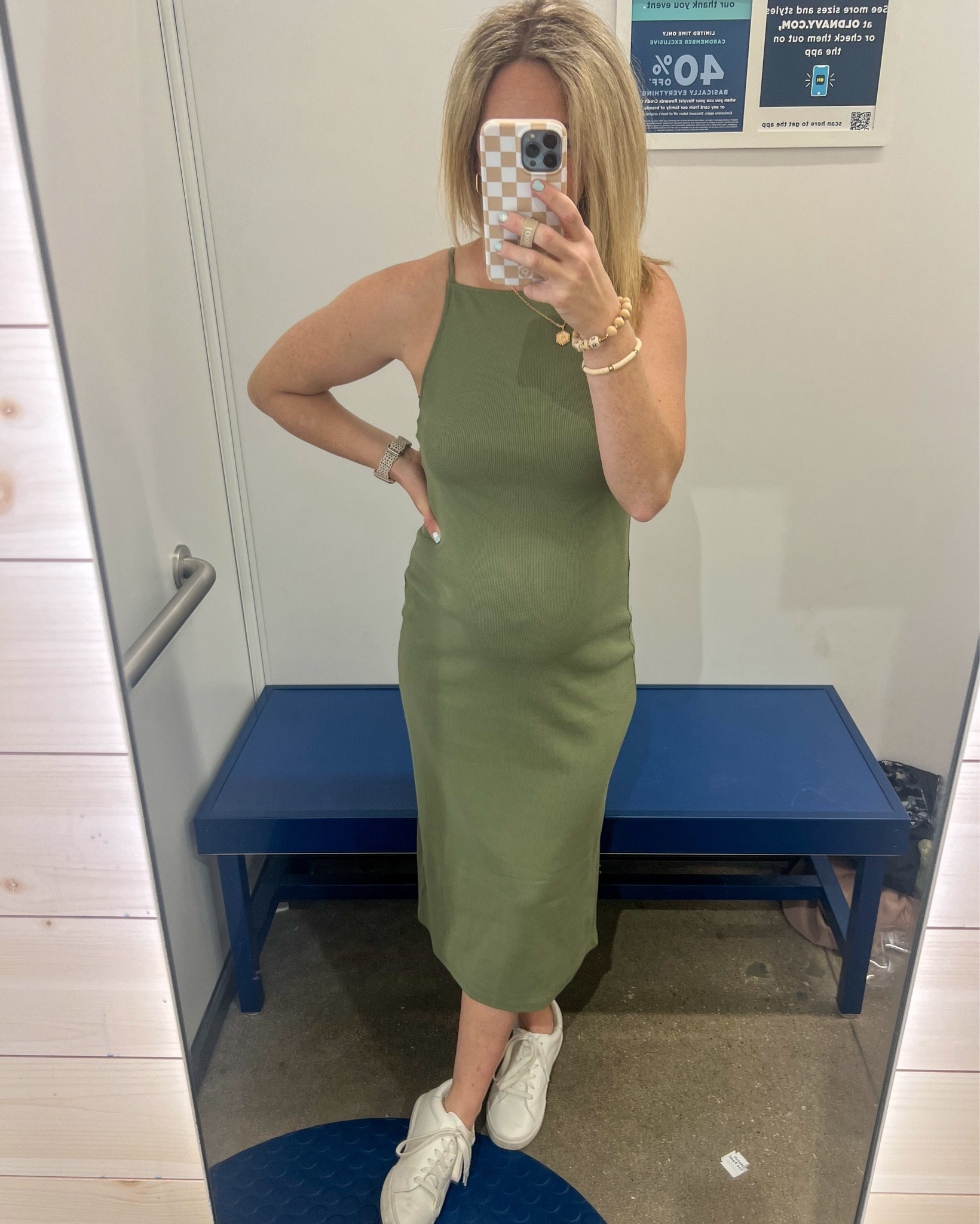 Old Navy Try On
Sleeveless rib knit midi dress 

#LTKsalealert #LTKfindsunder50