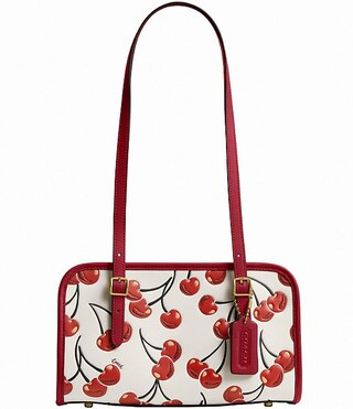The Coach Originals Cherry Print Swing Zip Satchel Bag | Dillard's