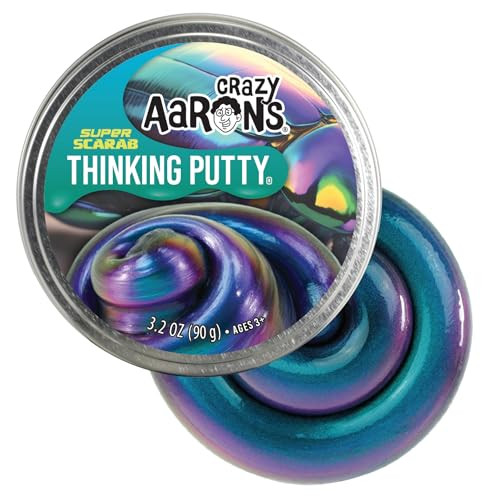 Crazy Aaron's Thinking Putty - Super Scarab - Multi-Color Sensory Putty for Kids and Grown ups in a 4" Tin - Creative and Endless Fun, Stress Relief Therapy Toys, Never Dries Out - Made in USA | Amazon (US)