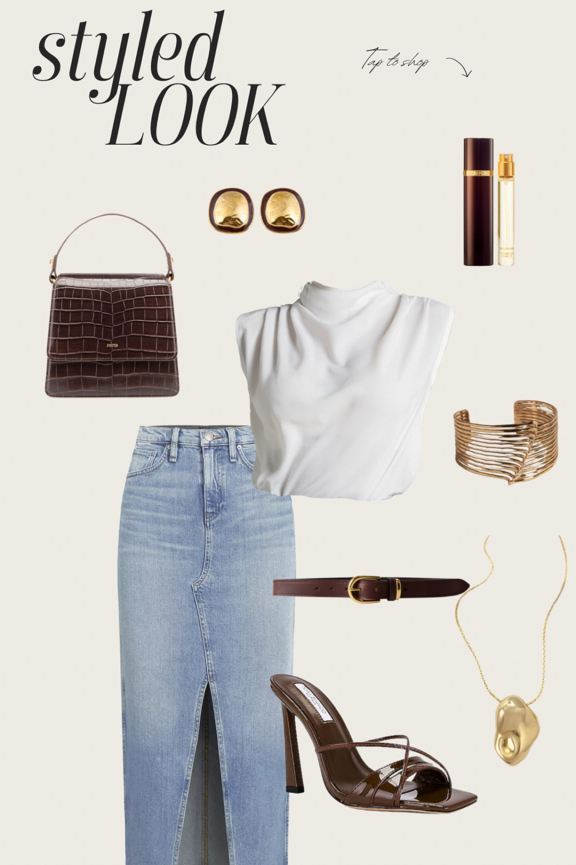 A super classy chocolate evening look! Keep as is for summer or swap the pumps for heeled knee boots + a trench coat for winter and this look is good for the entire year. 


Skirt, denim, jeans, going out, purse, handbag, Amazon, Abercrombie, mango, madewell, Showpo, Tom ford, date night, outfit inspo, styled outfit, vacation outfit, classy fashion, elegant fashion, 

#LTKshoecrush #LTKstyletip #LTKU