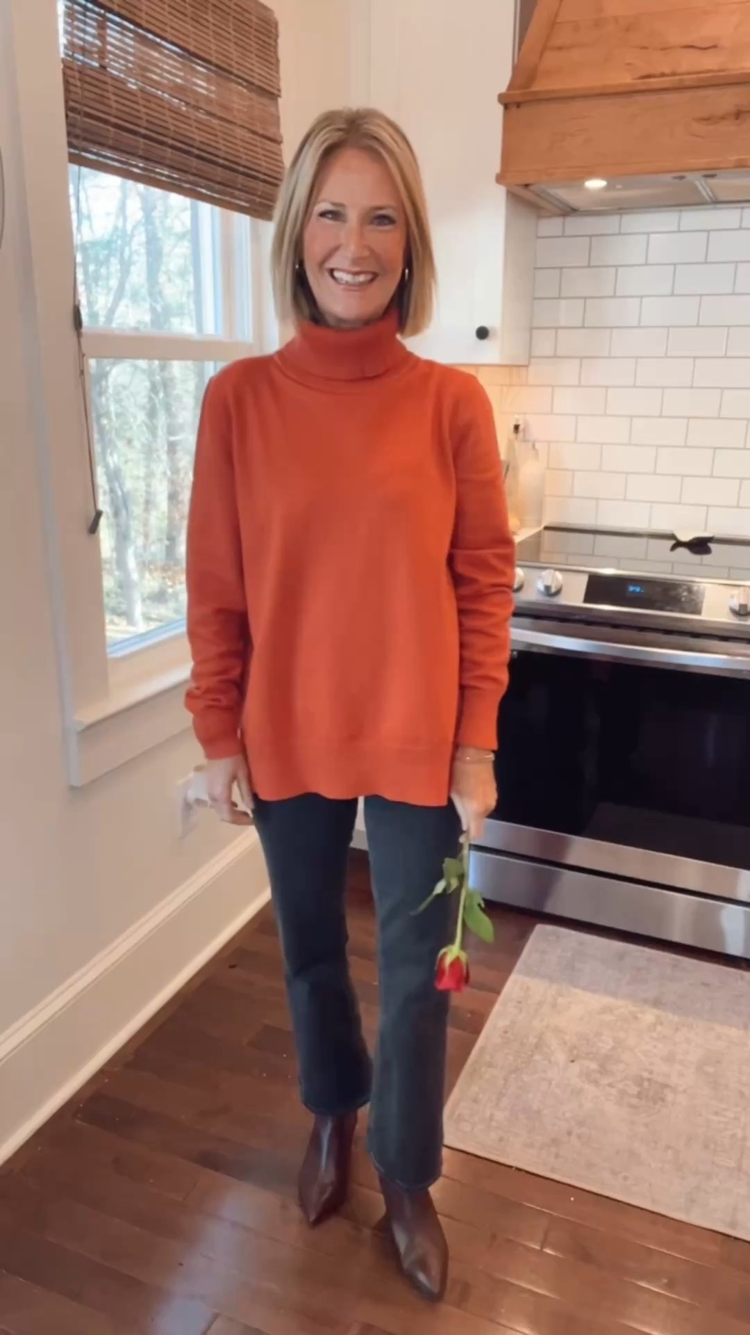 If you love an easy, comfy fit, this  turtleneck sweater is perfect. Warm, soft, and available in other colors. Wearing a small .  Sale - Sweater  -$29,  Jeans $16
            

#LTKHoliday #LTKCyberWeek #LTKootd