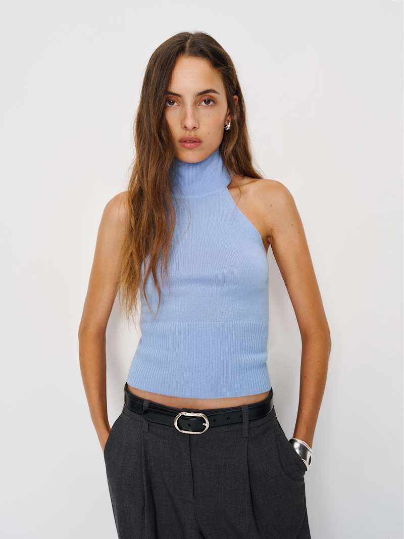 Leni Cashmere Halter | Reformation (Global)
