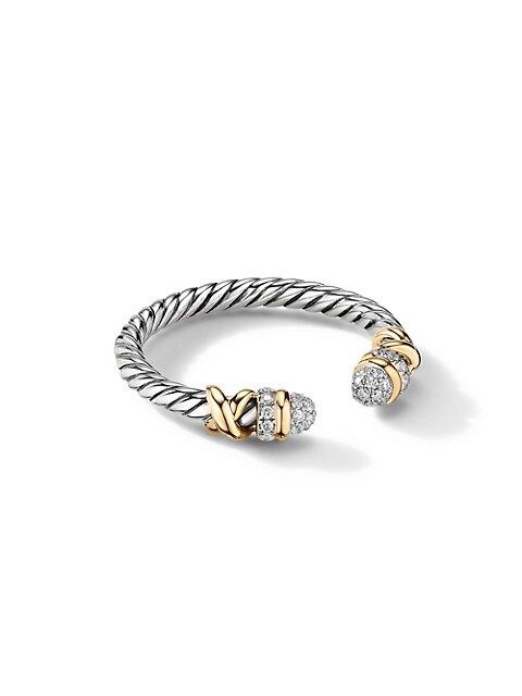 Petite Helena Ring With 18K Yellow Gold & Diamonds | Saks Fifth Avenue