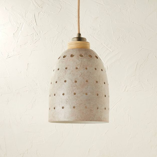 Ceramic Cutout Pendant White - Opalhouse&#8482; designed with Jungalow&#8482; | Target