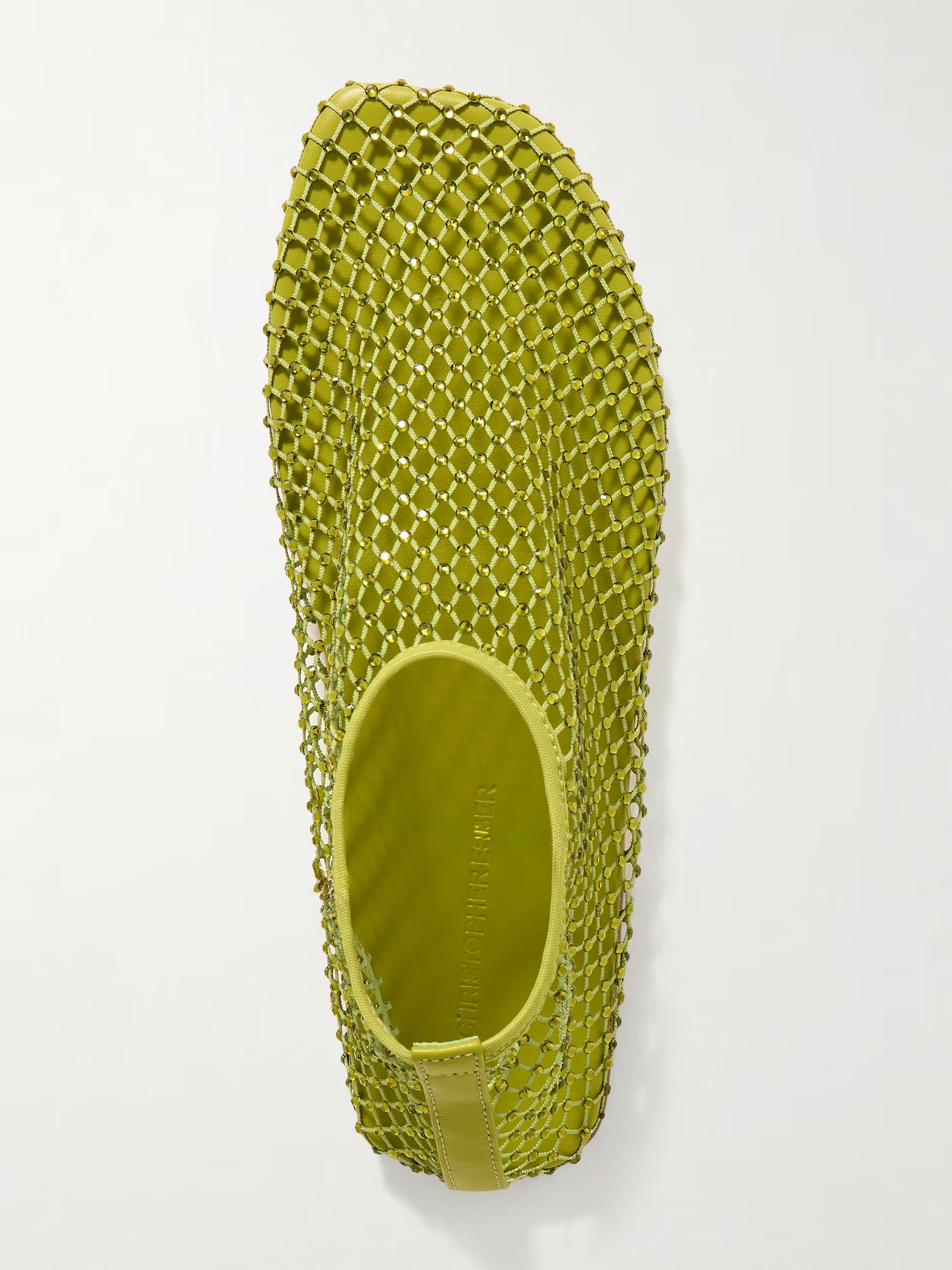 Minette crystal-embellished mesh ballet flats | NET-A-PORTER (US)